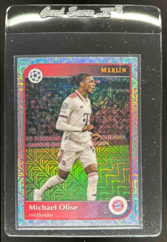 Michael Olise 2024 Topps Merlin Chrome Mojo Refractor #48