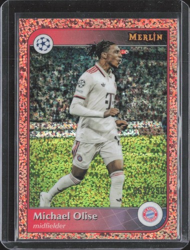 Michael Olise 2024 Topps Merlin Chrome Oro Rosa /250