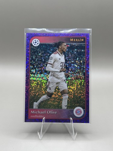 Michael Olise 2025 Topps Merlin Chrome Purple Refractor /15