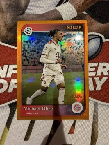 Michael Olise 2024 Topps Merlin FC Orange /25