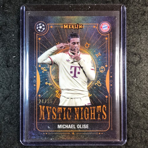 Michael Olise 2024 Panini Merlin UEFA Club Comp Orange /25