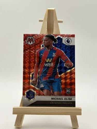 Michael Olise 2021 Panini Mosaic Premier League Red Mosaic Prizm