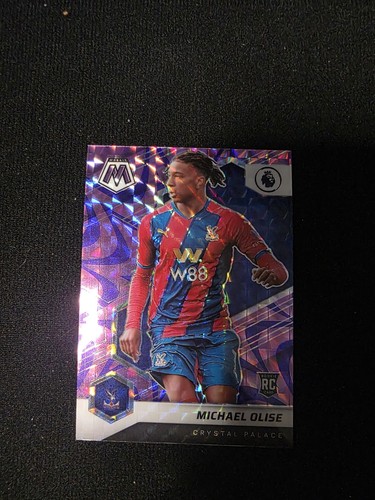Michael Olise 2021 Panini Mosaic Purple Mosaic Foil