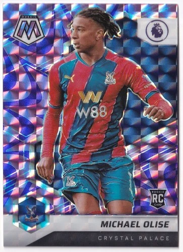 Michael Olise 2021 Panini Mosaic Purple Reactivo Prizm