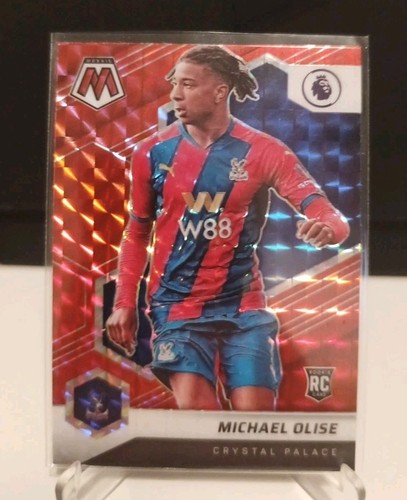 Michael Olise 2021 Panini Mosaic Red Mosaic Prizm