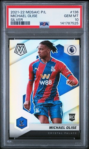 Michael Olise 2021 Panini Mosaic Silver #136