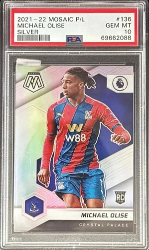Michael Olise 2021 Panini Mosaic Silver