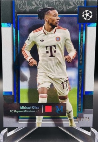 Michael Olise 2024 Topps Museum Collection Sapphire /75