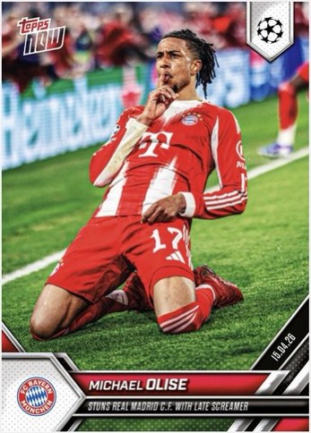 Michael Olise 2025 Topps NOW