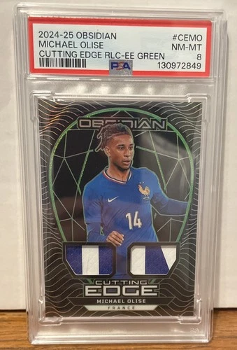Michael Olise 2025 Panini Obsidian Green /5