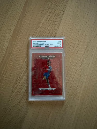 Michael Olise 2023 Panini Obsidian Red Flood /10