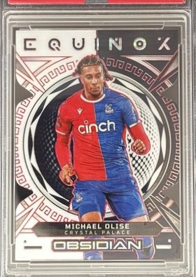 Michael Olise 2023 Panini Obsidian Red Pulsar /75