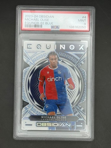 Michael Olise 2023 Panini Ossidiana Calcio Electric Etch Blue /30