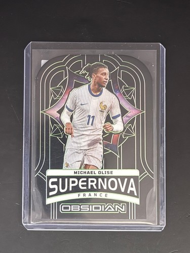 Michael Olise 2024 Panini Ossidiana Calcio Green Supernova /5