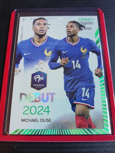 Michael Olise 2025 Panini Eternity Bleus Green /50 /50