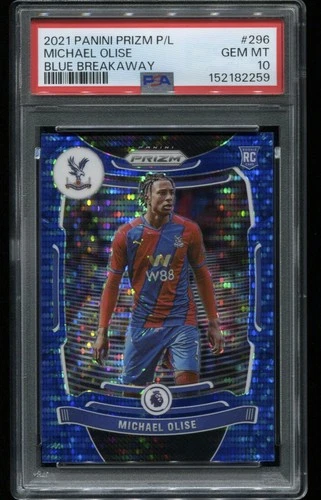 Michael Olise 2021 Panini Prizm Blue Breakaway Prizm /199
