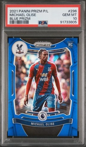 Michael Olise 2021 Panini Prizm Blue Prizm /340