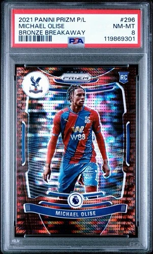 Michael Olise 2021 Panini Prizm Bronze Prizm /25