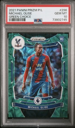 Michael Olise 2021 Panini Prizm Green /9