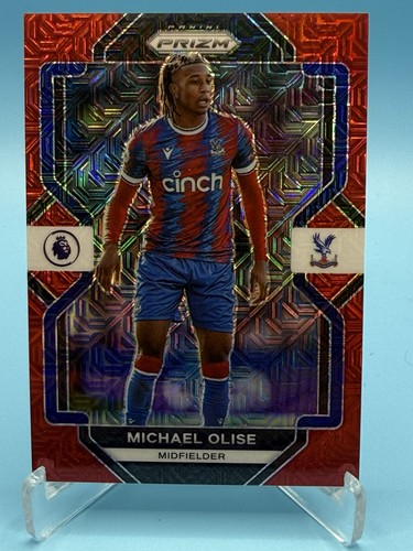 Michael Olise 2022 Panini Prizm Mojo Rojo Prizm /99