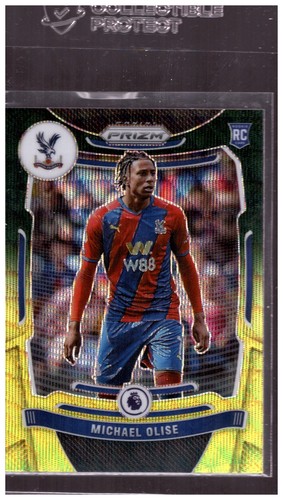 Michael Olise 2021 Panini Prizm Onda Verde e Gialla