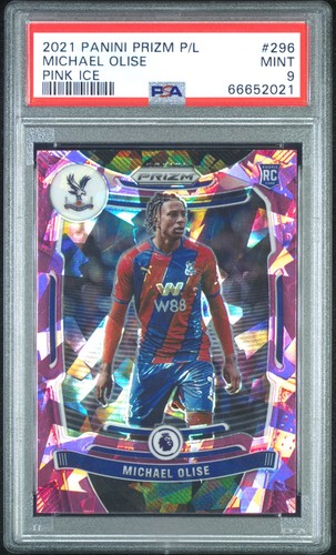 Michael Olise 2021 Panini Prizm Pink Ice Prizm #296