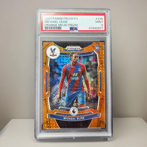 Michael Olise 2021 Panini Prizm Premier League Arancione Mojo Prizm #296