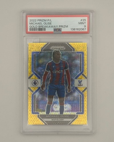 Michael Olise 2022 Panini Prizm Premier League Gold /10