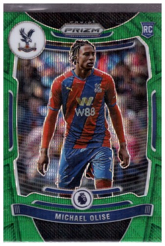 Michael Olise 2021 Panini Prizm Premier League Green Wave