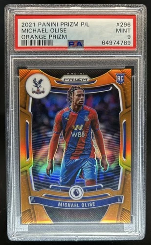 Michael Olise 2021 Panini Prizm Premier League Orange /25