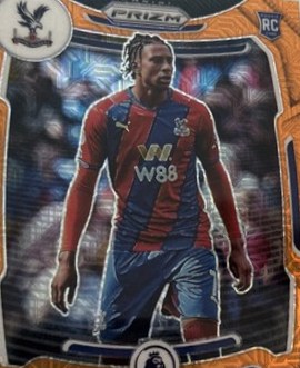 Michael Olise 2021 Panini Prizm Premier League Orange Mojo