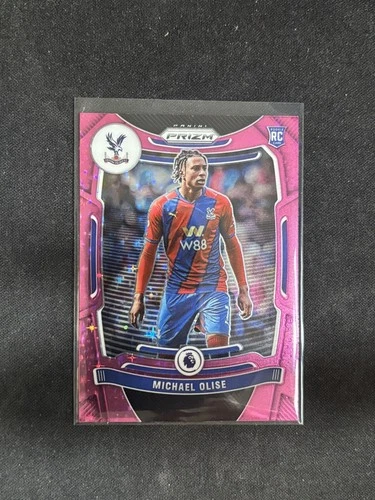 Michael Olise 2021 Panini Prizm Premier League Pink Stars