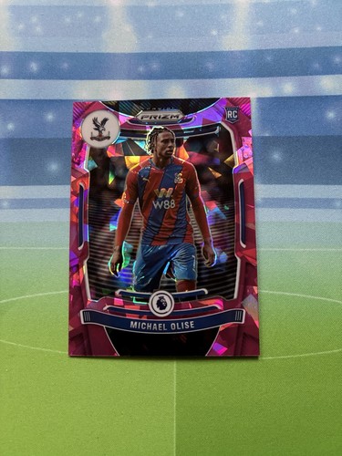 Michael Olise 2021 Panini Prizm Premier League Rose Ice Crystal