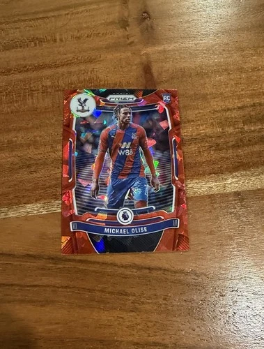 Michael Olise 2022 Panini Prizm Premier Red Ice Prizm