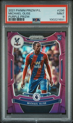 Michael Olise 2021 Panini Prizm Purple Prizm /99