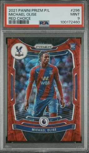 Michael Olise 2021 Panini Prizm Red Choice /29