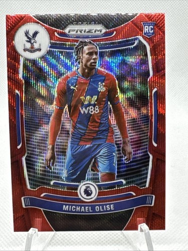 Michael Olise 2021 Panini Prizm Red Ice Wave