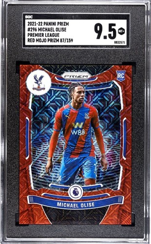 Michael Olise 2021 Panini Prizm Red Mojo /159