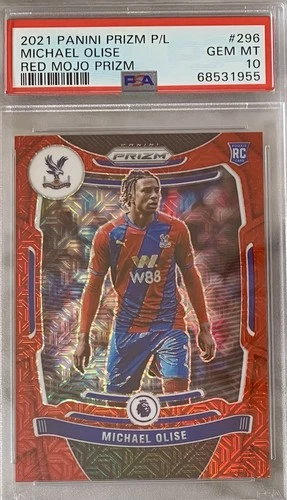Michael Olise 2021 Panini Prizm Red Mojo /159