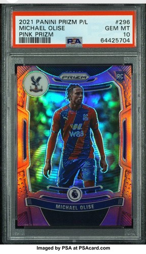 Michael Olise 2022 Panini Prizm Rosa Prizm