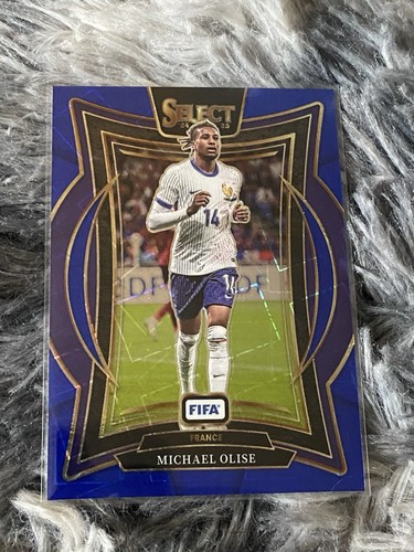 Michael Olise 2024 Panini Select Blue Lazer Prizm