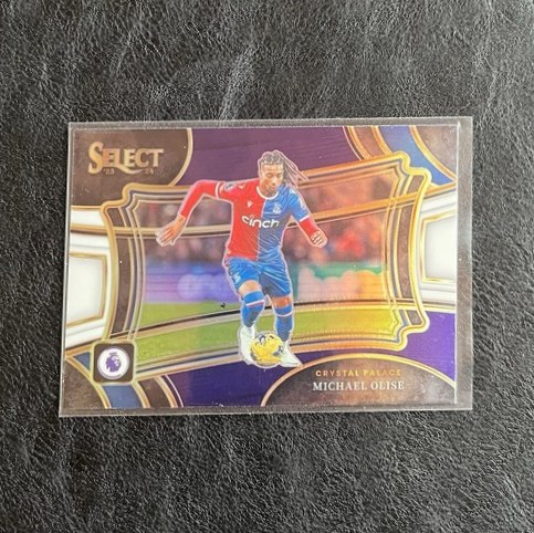 Michael Olise 2023 Panini Select EPL Purple Prizm