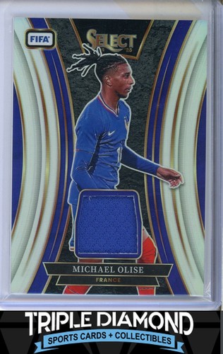 Michael Olise 2024 Panini Select FIFA Argento Prizm