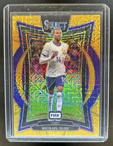 Michael Olise 2024 Panini Select FIFA Gold Mojo /10