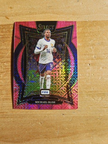 Michael Olise 2024 Panini Select FIFA Pink Mojo Prizm /299