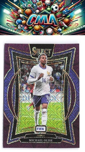 Michael Olise 2024 Panini Select FIFA Purple