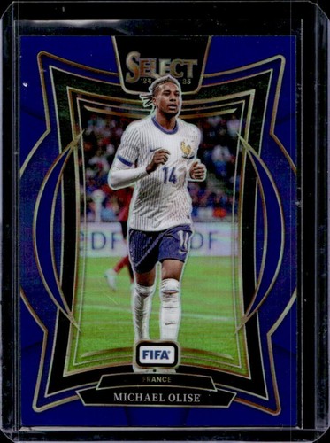 Michael Olise 2024 Panini Select FIFA Terrace Blue