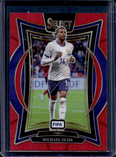 Michael Olise 2024 Panini Select FIFA Terrace Red