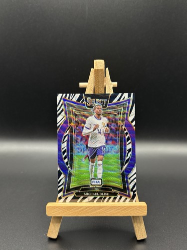 Michael Olise 2024 Panini Select FIFA Zebra