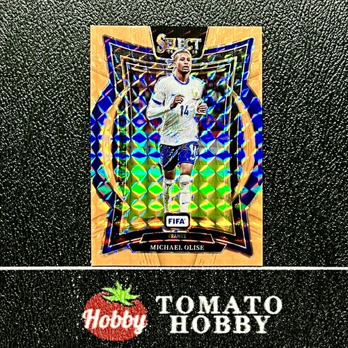 Michael Olise 2024 Panini Select Orange Mosaic Refractor /125